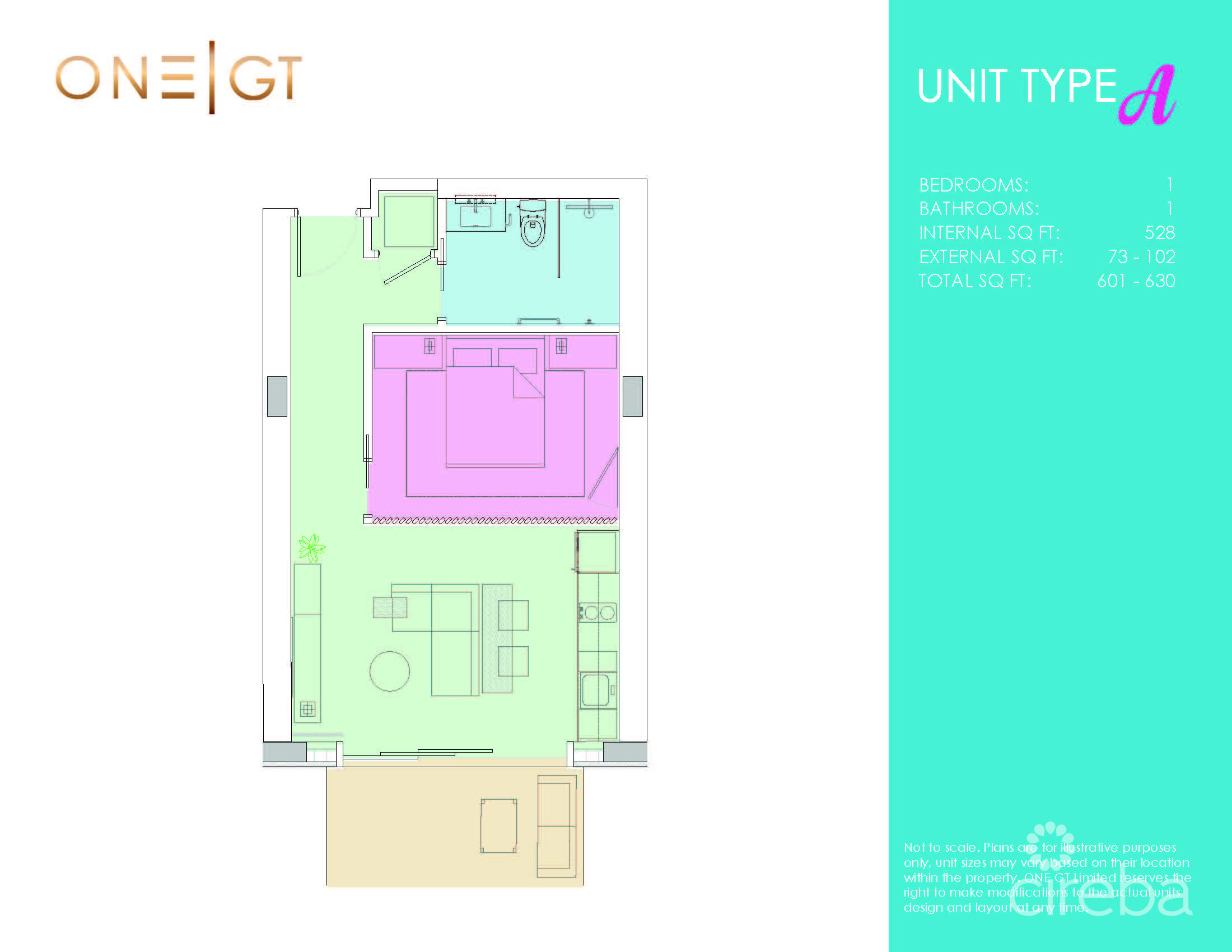 ONE|GT RESIDENCES – UNIT 620