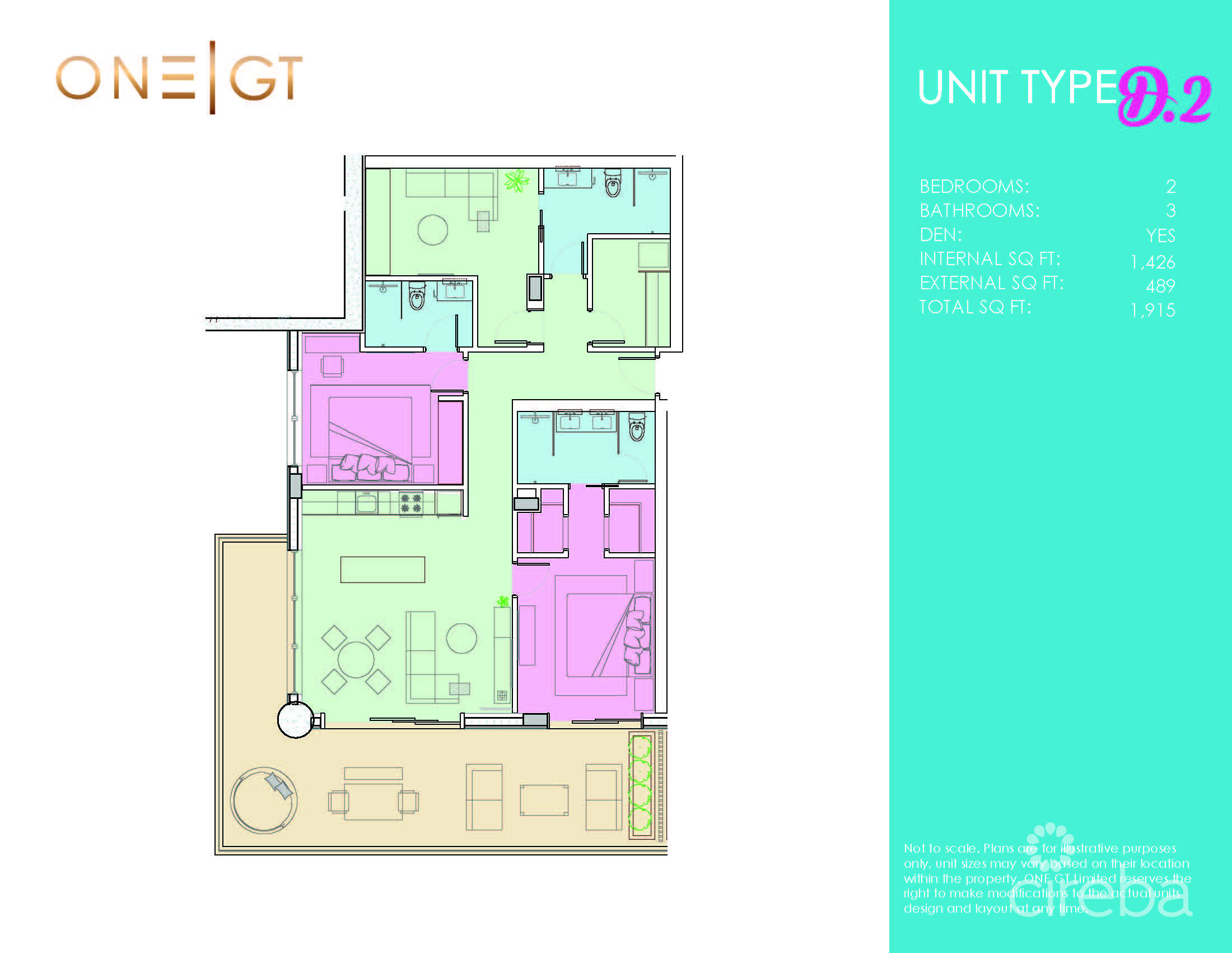 ONE|GT RESIDENCES – UNIT 625