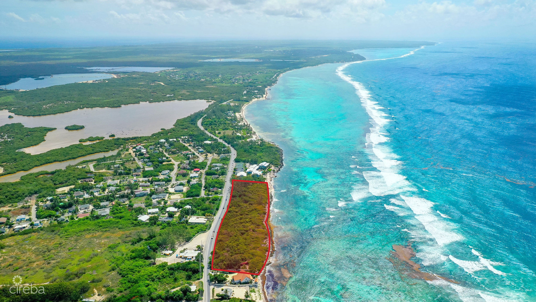 EXCEPTIONAL OCEANFRONT DEVELOPMENT OPPORTUNITY —6.4 ACRES BODDEN TOWN RD