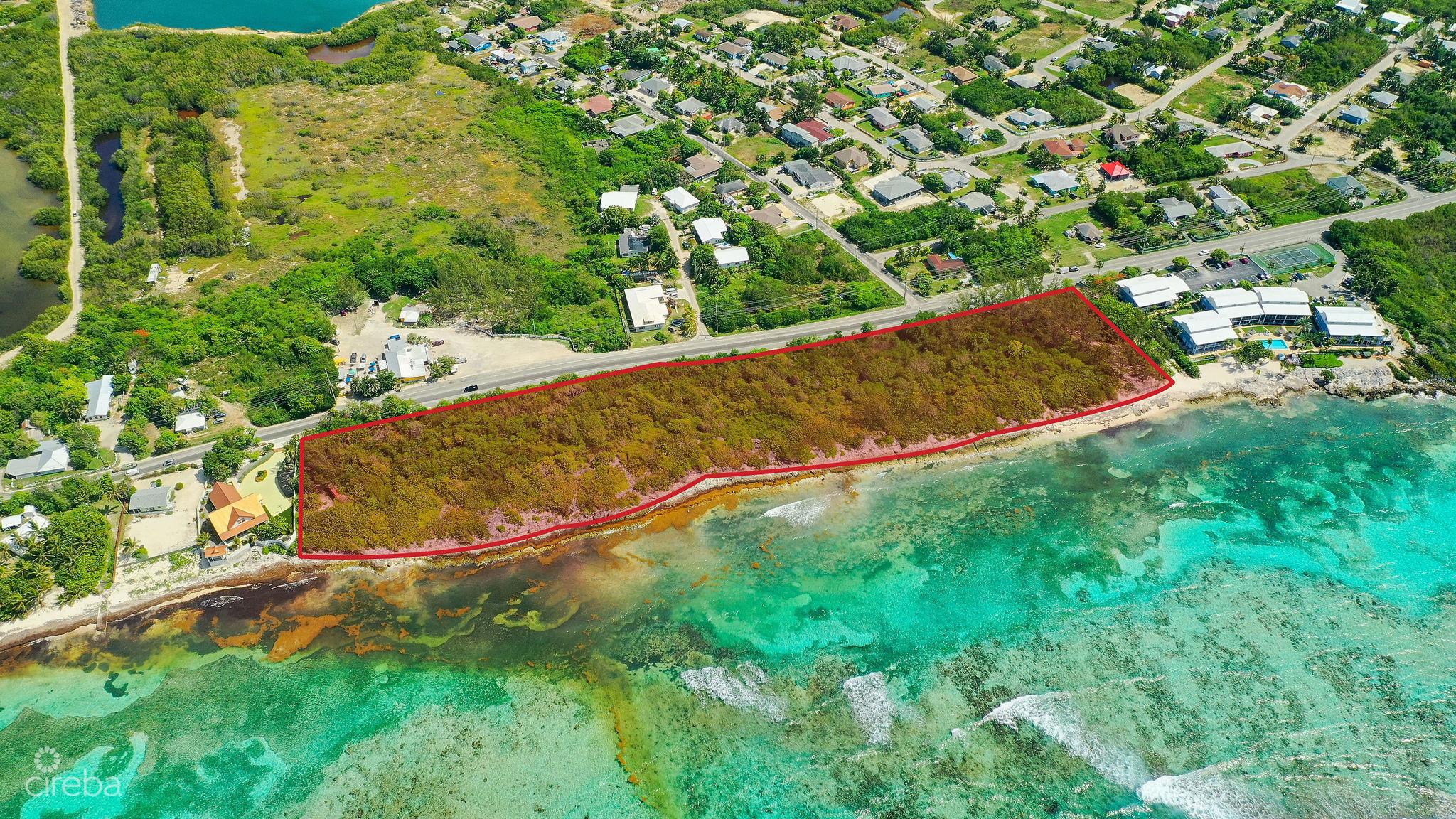 EXCEPTIONAL OCEANFRONT DEVELOPMENT OPPORTUNITY —6.4 ACRES BODDEN TOWN RD