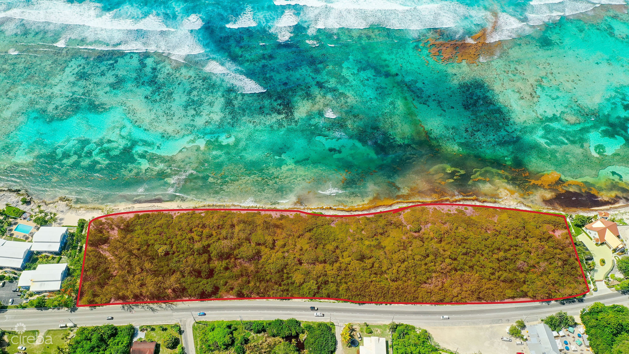 EXCEPTIONAL OCEANFRONT DEVELOPMENT OPPORTUNITY —6.4 ACRES BODDEN TOWN RD