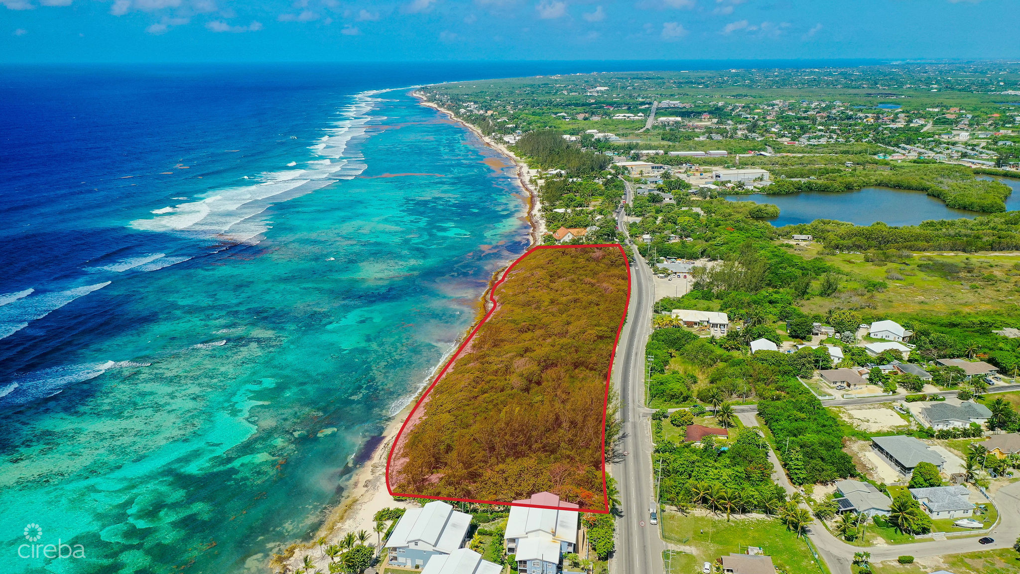 EXCEPTIONAL OCEANFRONT DEVELOPMENT OPPORTUNITY —6.4 ACRES BODDEN TOWN RD