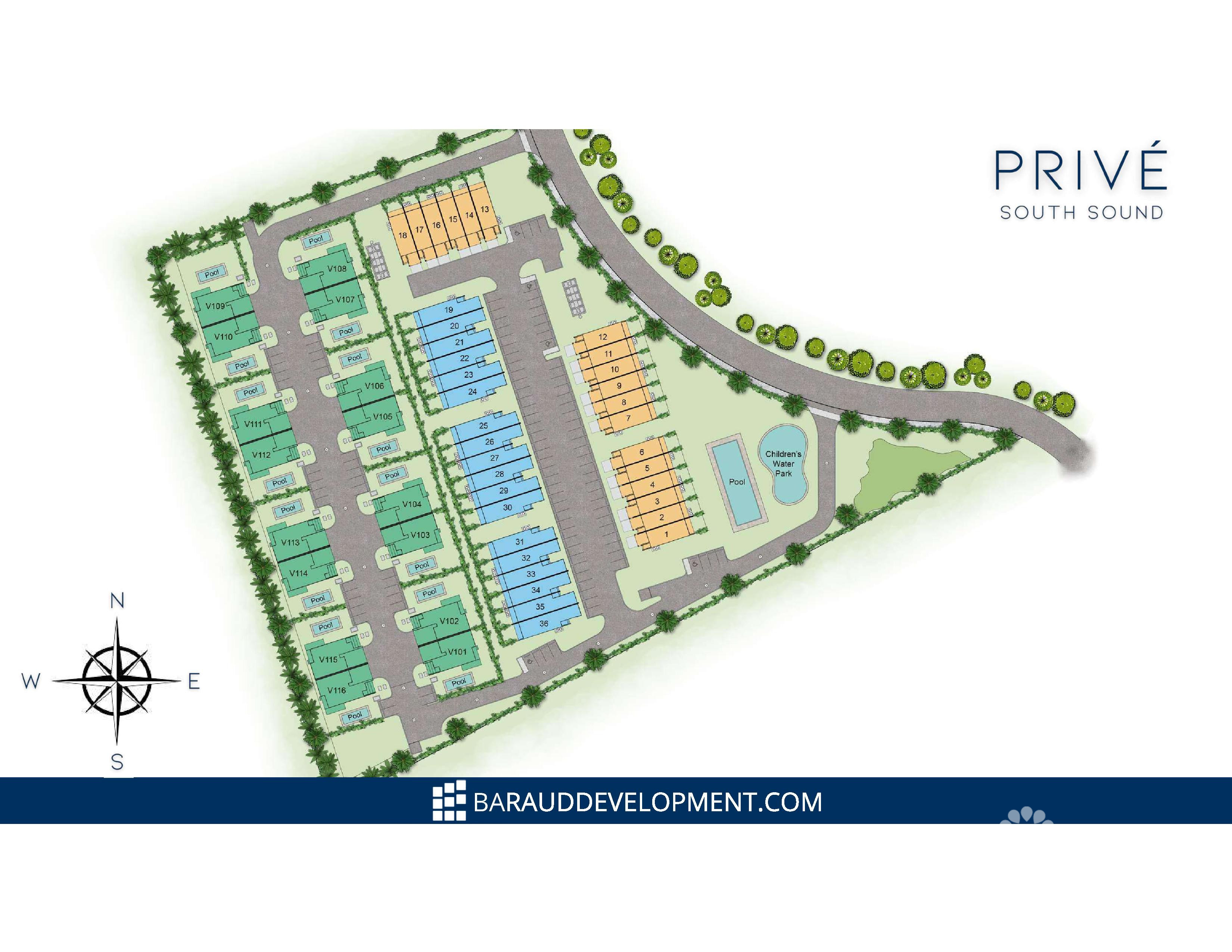 25K CASH BACK NEW SOUTH SOUND 2BED 2.5 BATH – PRIVE