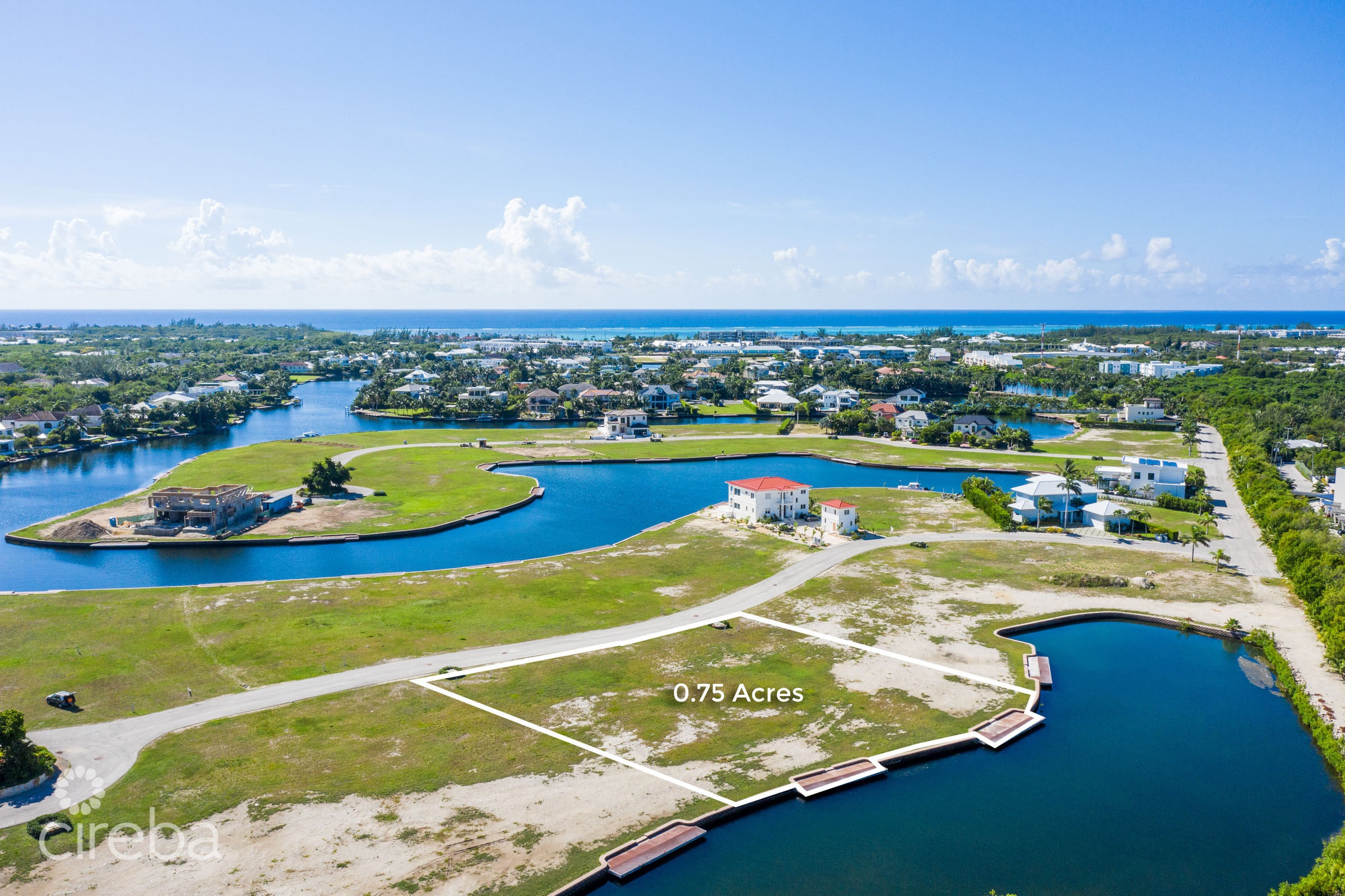 HARBOUR REACH 0.75 ACRE, CANAL FRONT LAND