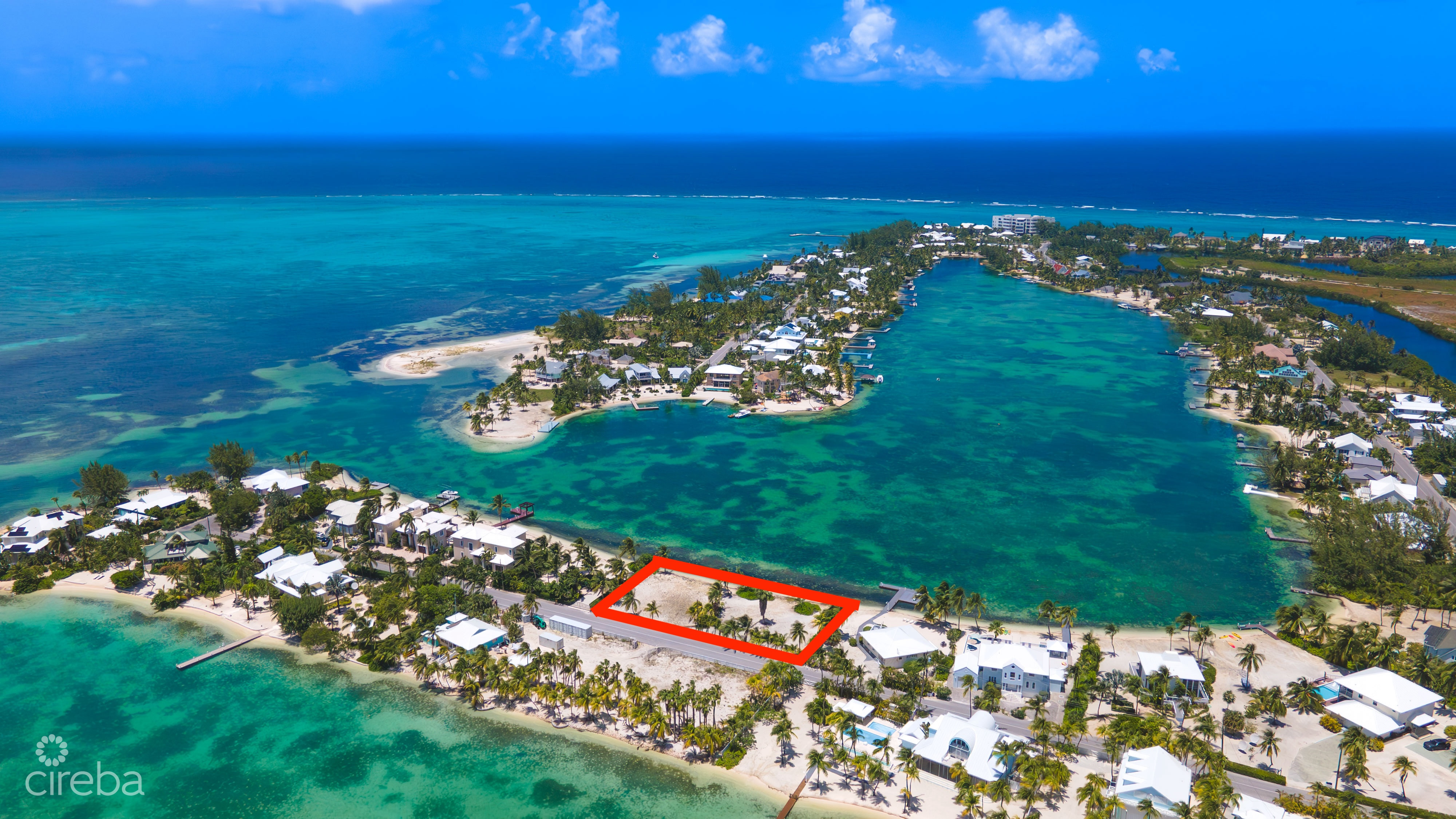 BIO BAY DOUBLE LOT – 200 FT OF BEACHFRONT PRIVACY ON FINGER CAY RD, CAYMAN KAI