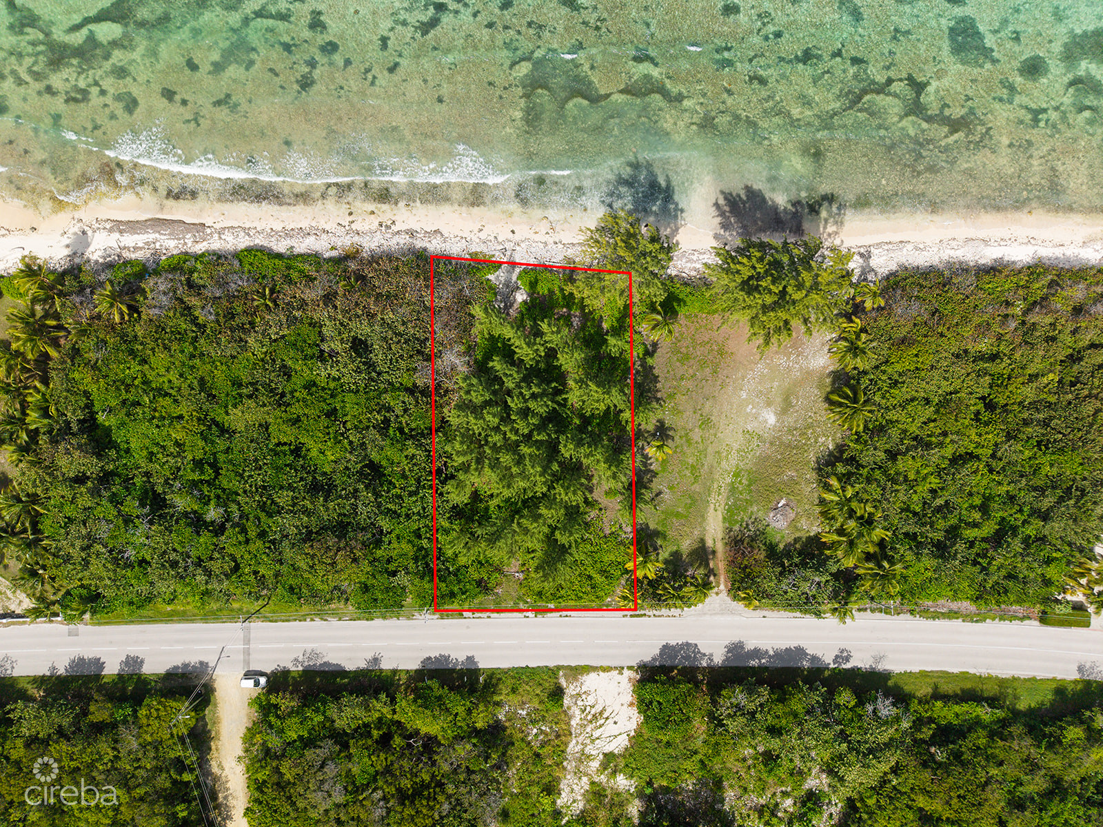 0.46 ACRES OF WHITE SANDY BEACH