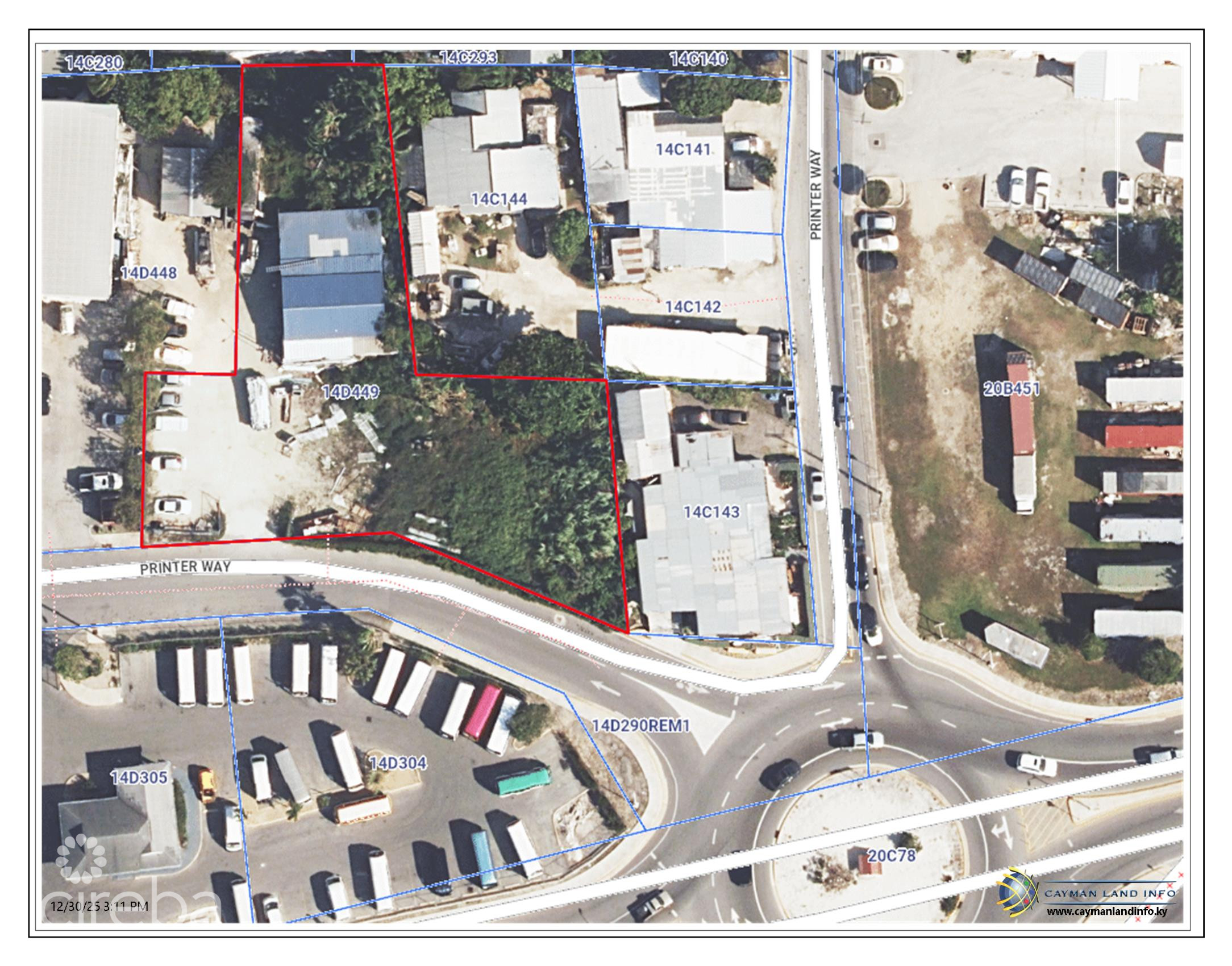 COMMERCIAL PARCEL OFF PRINTER WAY