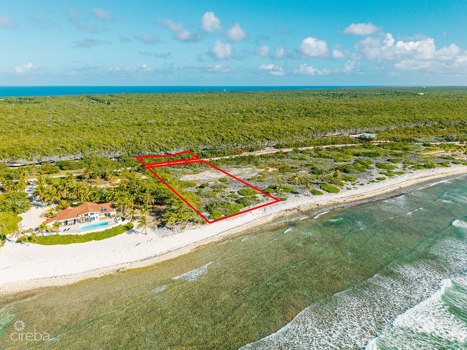 1.63 ACRES OF WHITE SANDY BEACH