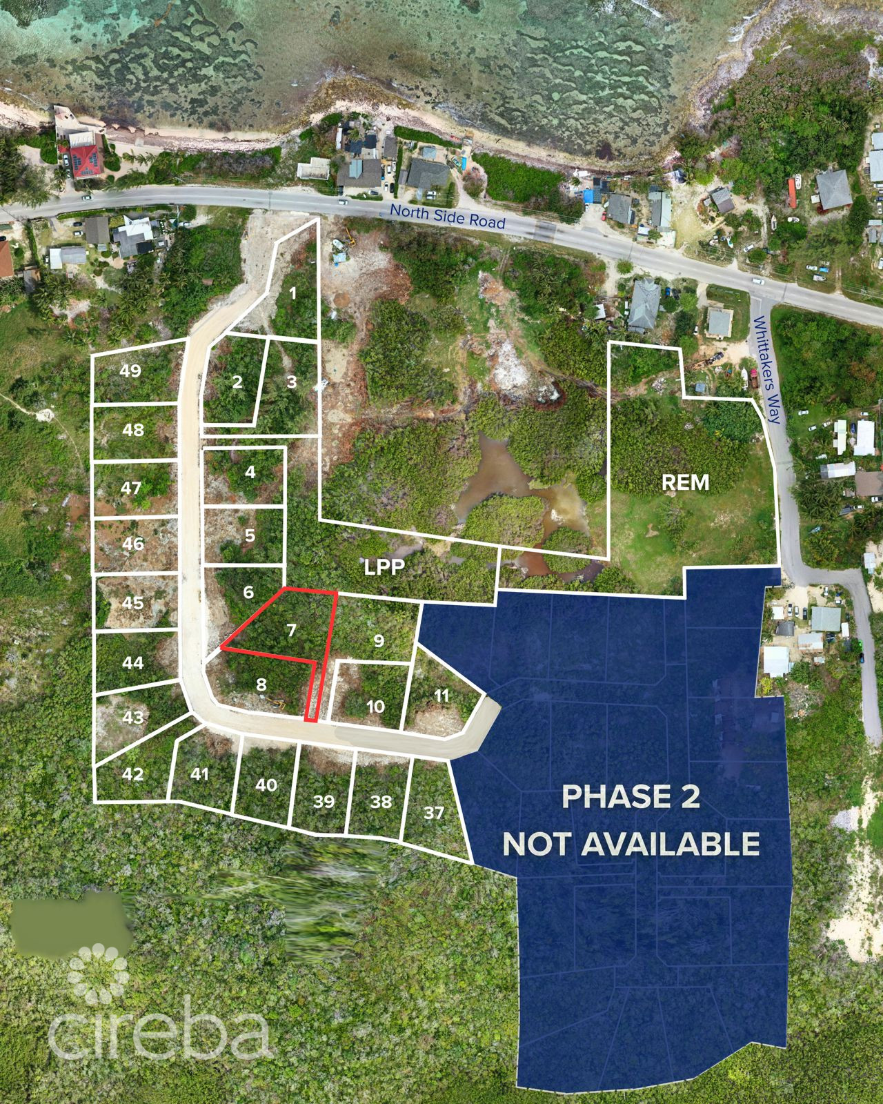 TRUE NORTH ESTATES, NORTH SIDE  – LOT 7