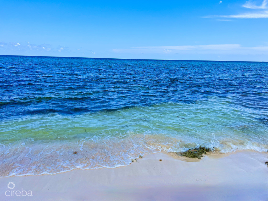 RUM POINT BEACHFRONT LOT WITH CORAL REEF