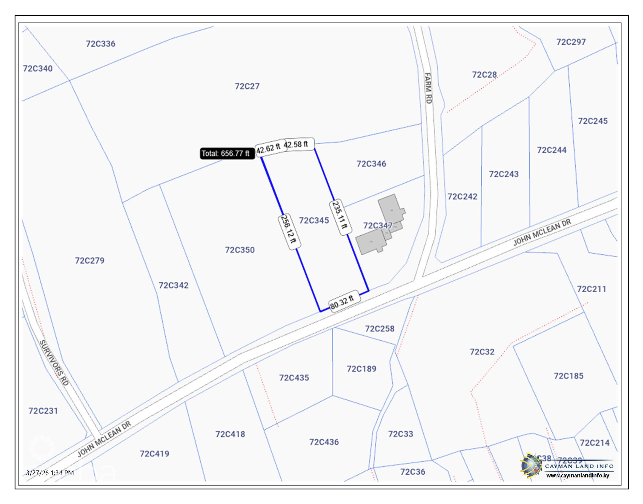 EAST END LAND 0.45 ACRES IN JOHN MCLEAN DRIVE