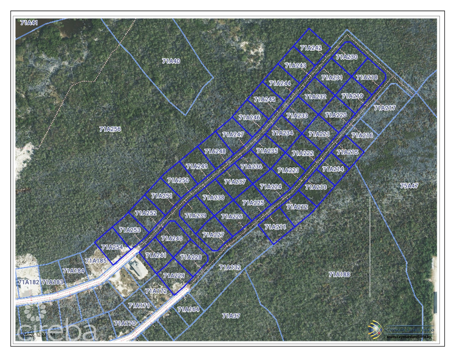 CORAL COURTS SUBDIVISION – FARM ROAD EAST END