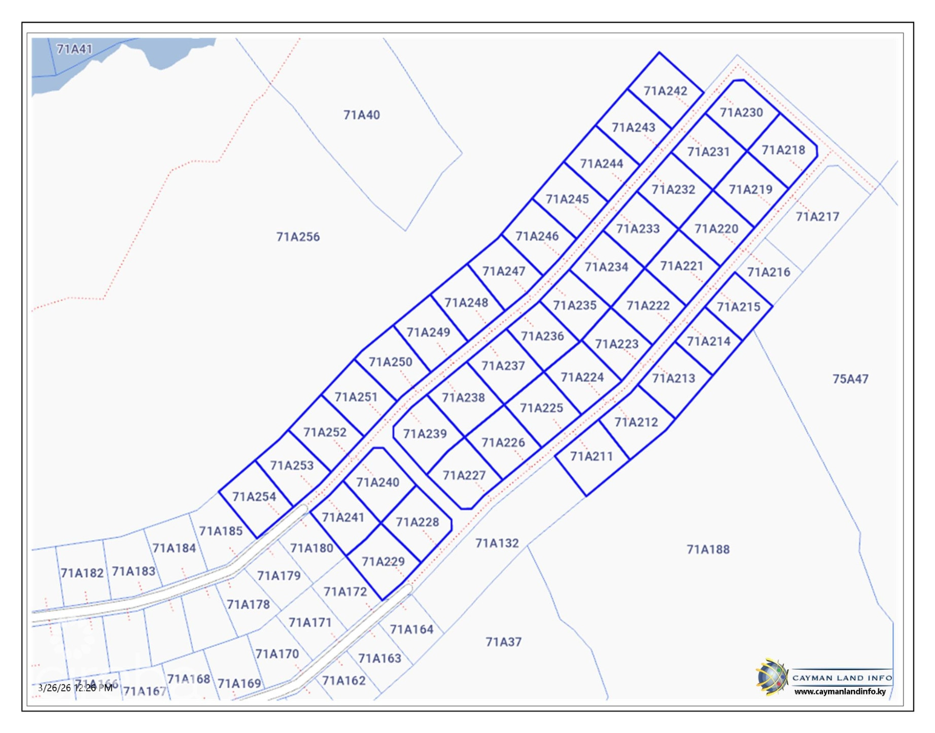 COPY OF CORAL COURTS SUBDIVISION – FARM ROAD EAST END