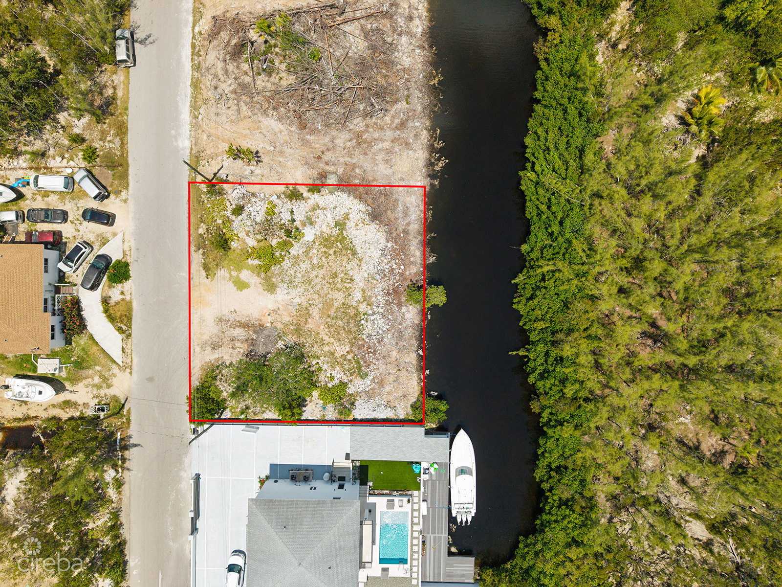 0.2296 ACRE – CANAL LOT – FILLED