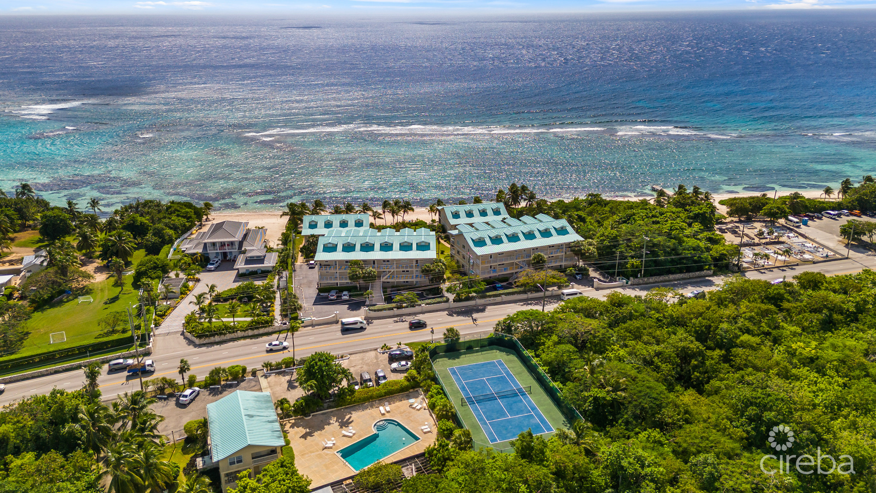 CORAL BAY VILLAGE 13, BEACHFRONT CONDO