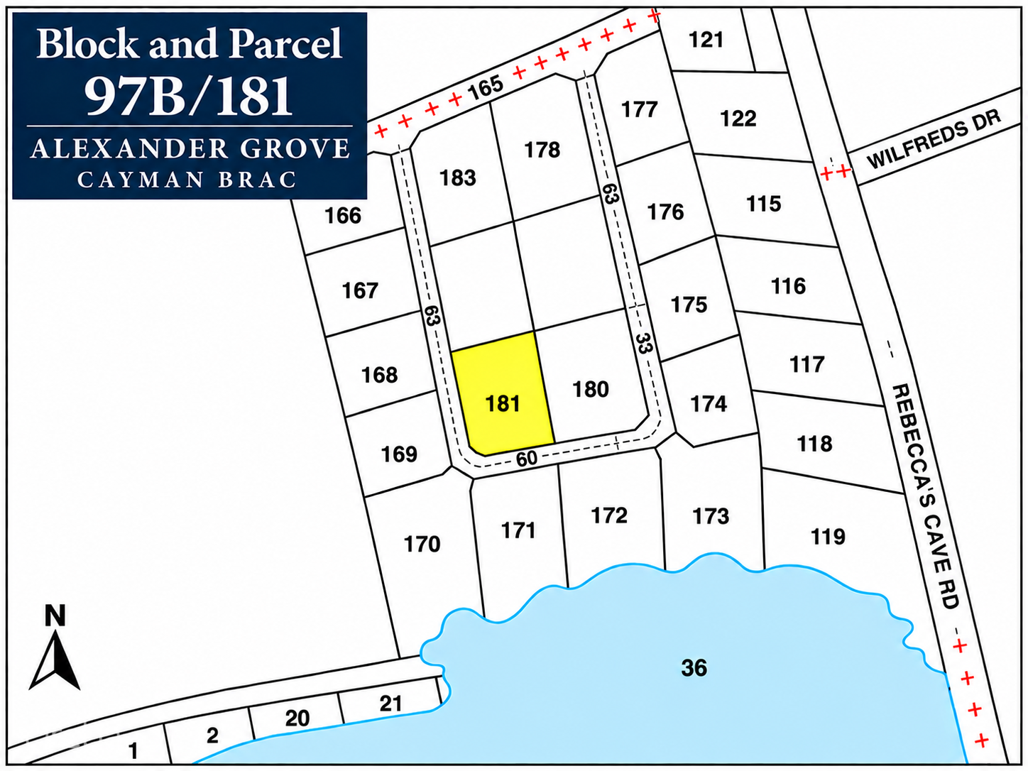 ALEXANDER GROVE SUBDIVISION - CAYMAN BRAC - LOT1 3