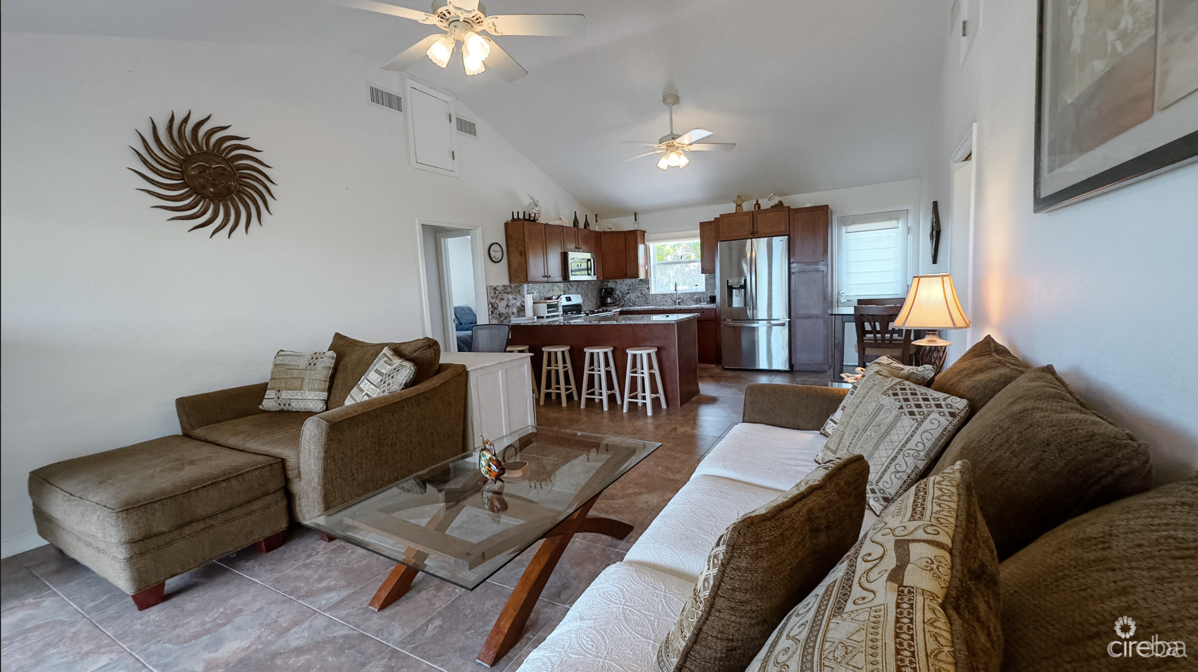 LITTLE CAYMAN OCEAN VIEW RESIDENTIAL HOME W/ BEACHFRONT LOT JUST SHY OF 1 ACRE