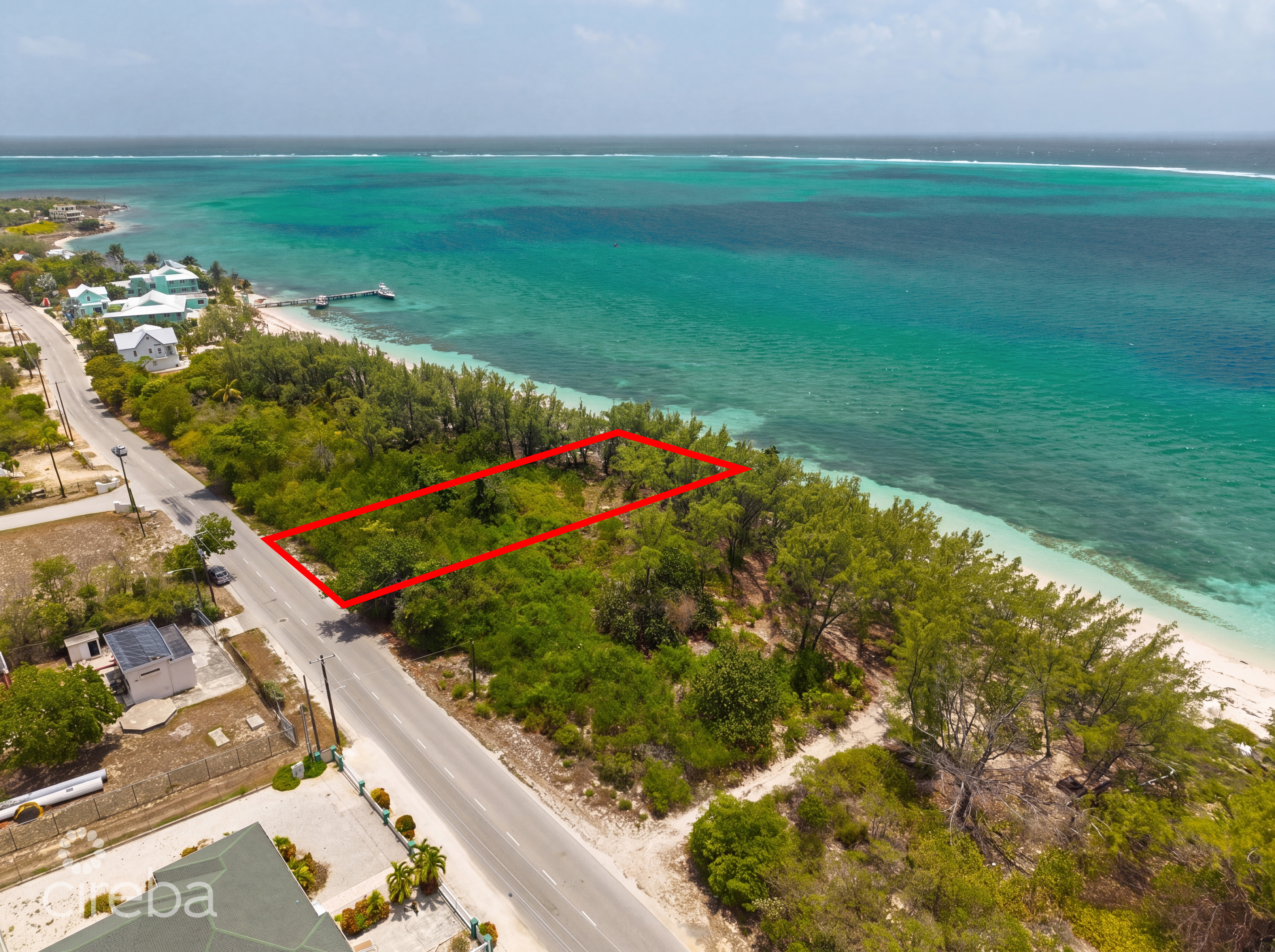 GUN BAY BEACHFRONT PARCEL . 55 ACRE