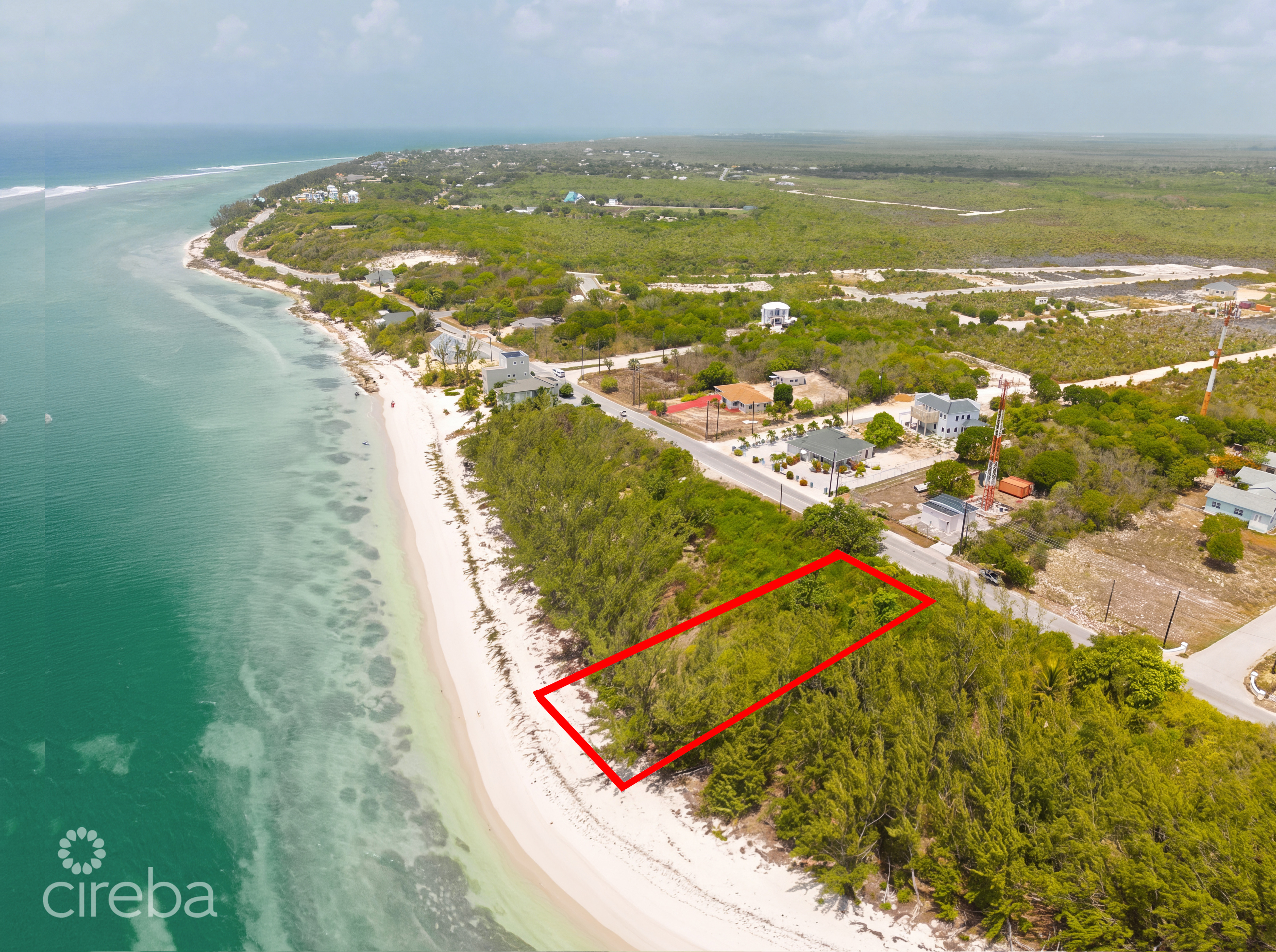 GUN BAY BEACHFRONT PARCEL . 55 ACRE